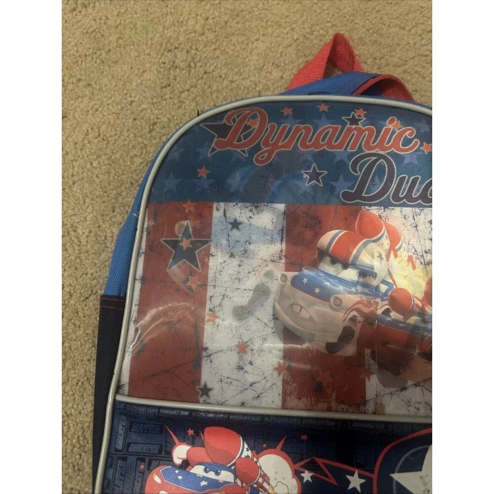 Lightning McQueen and mater Dynamic Duo Back pack holographic vintage kids